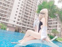 [Cosplay] Pyoncos - Jeanne d’Arc Swiming