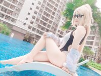 [Cosplay] Pyoncos - Jeanne d’Arc Swiming