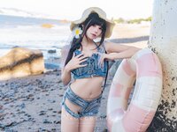 [Cosplay] Yaokoututu 咬一口兔娘ovo - Summer of the sea 海の夏日