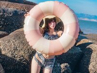 [Cosplay] Yaokoututu 咬一口兔娘ovo - Summer of the sea 海の夏日