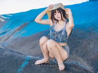 [Cosplay] Yaokoututu 咬一口兔娘ovo - Summer of the sea 海の夏日