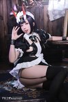 [Cosplay] Rongrongzi 小容仔咕咕咕w - Shuten Douji 酒呑童子 Drinking Maid 酒吞童子女仆