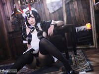 [Cosplay] Rongrongzi 小容仔咕咕咕w - Shuten Douji 酒呑童子 Drinking Maid 酒吞童子女仆