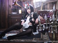 [Cosplay] Rongrongzi 小容仔咕咕咕w - Shuten Douji 酒呑童子 Drinking Maid 酒吞童子女仆