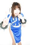 [Cosplay][Higurashi Kikaku] Higurashi Rin (日暮りん) - Chun-Li 春麗 Insulting a classy woman ~ The fate of a fighting woman 格女侮辱～戦う女の宿命