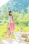 [Cosplay] Yaokoututu 咬一口兔娘ovo - Green field tea party 绿野茶会