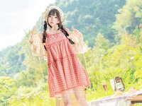 [Cosplay] Yaokoututu 咬一口兔娘ovo - Green field tea party 绿野茶会