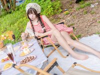[Cosplay] Yaokoututu 咬一口兔娘ovo - Green field tea party 绿野茶会