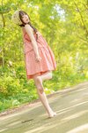 [Cosplay] Yaokoututu 咬一口兔娘ovo - Green field tea party 绿野茶会