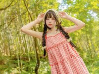 [Cosplay] Yaokoututu 咬一口兔娘ovo - Green field tea party 绿野茶会