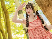 [Cosplay] Yaokoututu 咬一口兔娘ovo - Green field tea party 绿野茶会