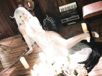 [Cosplay] Rongrongzi 小容仔咕咕咕w & Qian Yu 前羽 - 2B Double Cheongsam 尼尔2B双人旗袍
