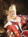 [Cosplay] Hu LiLi 湖里狸 - Christmas Artoria 圣诞阿尔托莉雅