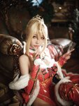 [Cosplay] Hu LiLi 湖里狸 - Christmas Artoria 圣诞阿尔托莉雅