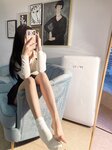 [Cosplay] 小九九 July芝岚 NO.006 油亮肉丝加白棉袜