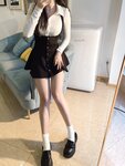 [Cosplay] 小九九 July芝岚 NO.006 油亮肉丝加白棉袜