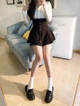 [Cosplay] 小九九 July芝岚 NO.006 油亮肉丝加白棉袜
