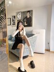 [Cosplay] 小九九 July芝岚 NO.006 油亮肉丝加白棉袜
