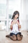 [Cosplay] 萌芽儿o0 麻衣学姐JK