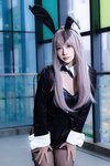 [Cosplay] 疯猫ss 紫发礼服兔