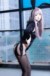 [Cosplay] 疯猫ss 紫发礼服兔