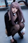 [Cosplay] 疯猫ss 紫发礼服兔
