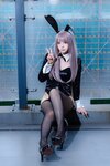 [Cosplay] 疯猫ss 紫发礼服兔