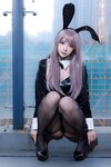 [Cosplay] 疯猫ss 紫发礼服兔
