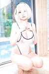 [Cosplay] KaYa 萱 - 2B Swimsuit