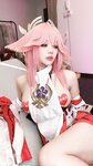 [Cosplay] 九言 八重自拍
