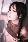 Hot 蛋蛋 凸点棕裙