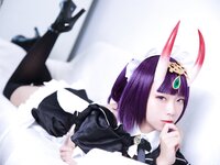 [Cosplay] G44 不会受 - Shuten Douji Drinking Maid 酒吞女僕