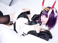 [Cosplay] G44 不会受 - Shuten Douji Drinking Maid 酒吞女僕