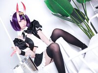 [Cosplay] G44 不会受 - Shuten Douji Drinking Maid 酒吞女僕