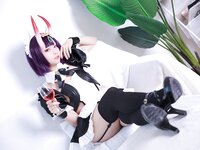 [Cosplay] G44 不会受 - Shuten Douji Drinking Maid 酒吞女僕