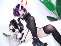 [Cosplay] G44 不会受 - Shuten Douji Drinking Maid 酒吞女僕
