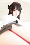 [Cosplay] 萝莉神楽板真冬之皮裙秘书