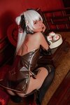 [Cosplay] G44 不会受 - Brown Cheongsam Girl 褐色旗袍娘