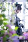 [Cosplay] Eri Kitami 北見えり - Catsuit & Cat ear headphones