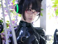 [Cosplay] Eri Kitami 北見えり - Catsuit & Cat ear headphones