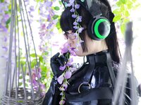 [Cosplay] Eri Kitami 北見えり - Catsuit & Cat ear headphones