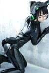 [Cosplay] Eri Kitami 北見えり - Catsuit & Cat ear headphones