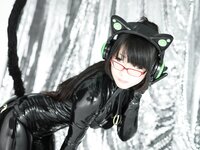 [Cosplay] Eri Kitami 北見えり - Catsuit & Cat ear headphones