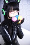 [Cosplay] Eri Kitami 北見えり - Catsuit & Cat ear headphones