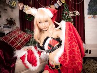 [Cosplay][my suite] Atsuki あつき - Winter Omake - Santa