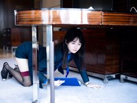 [Cosplay] 谢小蒽 幼幼 性感OL紫色蕾丝