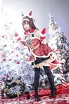 [Cosplay] 星之迟迟 - 2023年12月计划A 赛马娘-大和赤骥 圣诞衣装 [47P-330MB]
