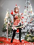 [Cosplay] 星之迟迟 - 2023年12月计划A 赛马娘-大和赤骥 圣诞衣装 [47P-330MB]