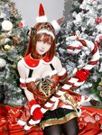[Cosplay] 星之迟迟 - 2023年12月计划A 赛马娘-大和赤骥 圣诞衣装 [47P-330MB]