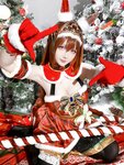 [Cosplay] 星之迟迟 - 2023年12月计划A 赛马娘-大和赤骥 圣诞衣装 [47P-330MB]